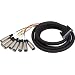 HOSA DIGITAL MULTI-TRACK SNAKES COMPATIBLE WITH TASCAM DA-88 AND FOSTEX RD-8; 8 XLR (M) TO 25-PIN, 3m (9.9 ft.)