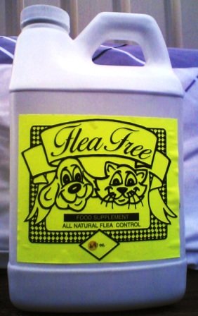 Flea Free - All Natural Flea, Tick & Insect Repellent - Natural Flea Control & Food Supplement for Pets (64 oz.)