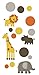 Carter's Wall Decals, Sunny Safari (Discontinued by Manufacturer)