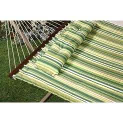 European Quilted Hammock w  Button Tuft Pillow by 