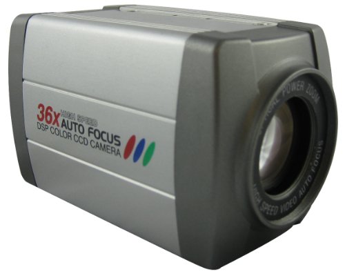 Vonnic C603S 1/4-Inch Sony CCD 520 TV Lines 36x Zoom Day/Night Box Security Camera On Sale