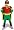 Teen Titans DC Comics Robin Muscle Chest Deluxe Toddler/Child Costume Child (Large)