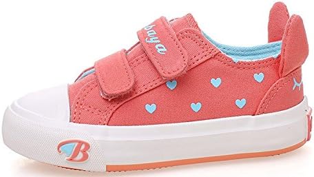 LoveDoDo Girls Sweet Rabbit Canvas Shoes (Toddler/Little Kid/Big Kid) (6.5 M US Toddler, Pink)