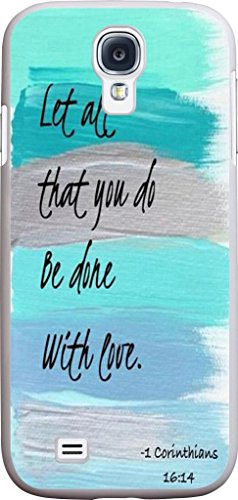 Case for Galaxy S4, Hungo TPU Rubber Cover Compatible for Samsung Galaxy S4 Case Bible Verses Christian Sayings Psalm 16:2 You are My Lord Without You I Have Nothing Good