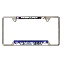 MLB Colorado Rockies Metal License Plate Frame
