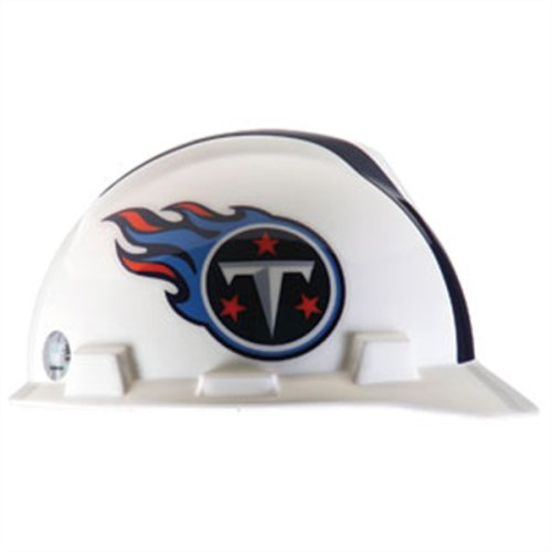 Hardhat - NFL Logo V-Gard Caps - 1-Touch Suspension (Tennessee Titans)