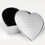 Laser Engraved Personalised Silver Heart Trinket Box - Bridesmaid, Birthday, Wedding Laser Engraved Personalised Silver Heart Trinket Box - Bridesmaid, Birthday, Wedding