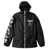 WakeUp,Girls! LIVE!WUG! フーデッドウインドブレーカー ブラック×ホワイト サイズ:L