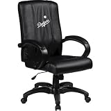 Home Office Chair with MLB Logo Panel Team: Los Angeles Dodgers