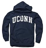 Connecticut Huskies Navy Arch Hooded Sweatshirt