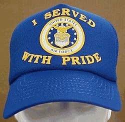 Air Force Service Cap - USA Commemorative Military Hat - Veteran Pride Cap!