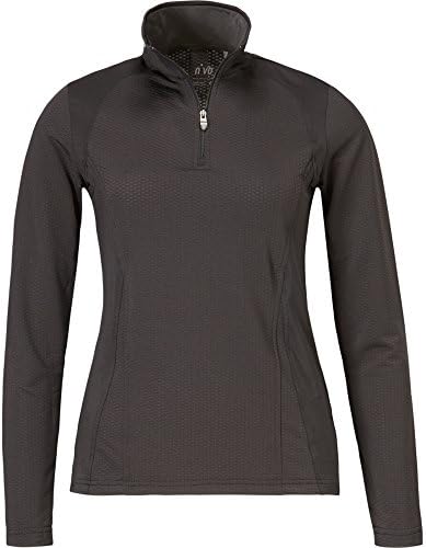Nivo Sport Ladies Basic Uv Long Sleeve Mock Black L
