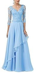 Sexy Lace 3/4 Sleeves Evening Dress/Mother-of-the-Bride Dress 