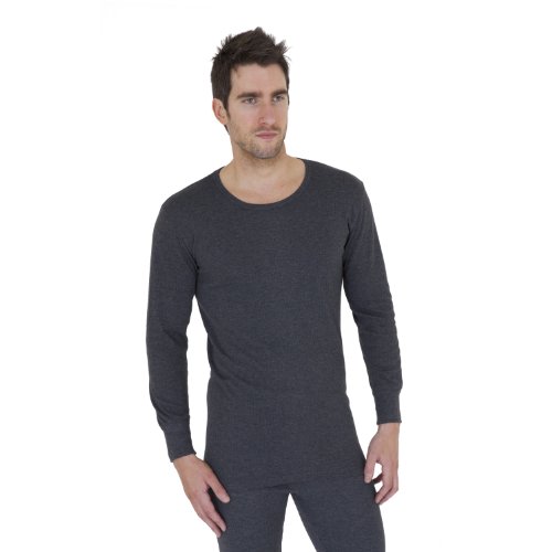 Mens Heat Holders Extra Warm 0.45 Tog Thermal Underwear Long Sleeve T-Shirt/Top