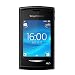 Sony Ericsson Yendo Handy (Walkman, Touchscreen, 3.5mm Anschluss, 2 MP, UKW-Radio) schwarz inkl. Wechselcover Silber