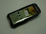BLACK RUBBER BODYFIT COVER POUCH FOR A SONY ERICSSON K800i MOBILE PHONE WITH FREE POSTAGE
