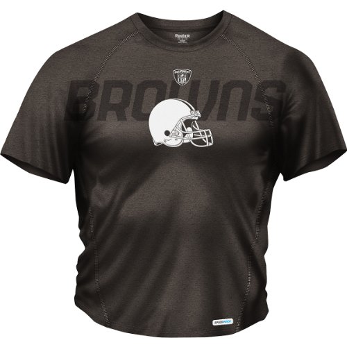 Reebok Cleveland Browns Sideline Audible Heathered Speedwick Medium