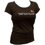 Martial Arts T-Shirt - Ladies Battle Slogan Scoop Neck Shirt