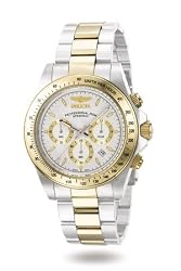 Invicta Men's White Dial Two Tone Speedway Chronograph 9212