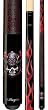 Fireman Skull Black/Red 52" Youth Boys Players Series Two Piece Pool Cue (18oz-21oz)