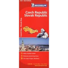 Michelin Map 731 Czech & Slovak Republic (Michelin Maps)