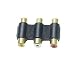 Happyhier® Triple 3 RCA Phono auf RCA Phono Female Connector/Coupler Adapter