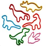 Pk/24 Dinosaur Silly Bandz w Footprint Shaped Rubber Bands Bracelet Set