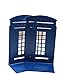 New Arrival A Pair of Retro British Style Telephone Booth Bookend Bookends (Blue) B002