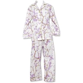 Bedhead Lavender Blossoms Sateen Cotton Pajama