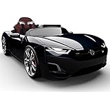 Henes Broon F830 with Tablet PC 12V Kids Ride On Car Electric Powered Wheels MP3 Remote Control RC Black