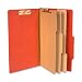 ACCO 16038 ACCO Pressboard 25-Point Classification Folder, Lgl, 8-Section, Earth Red, 10/Bx