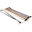 6 Lanyard Necklace Keychain ID Badge Holder Clip 36"