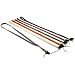6 Lanyard Necklace Keychain ID Badge Holder Clip 36"