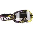 Thor MX Ally Wrap Adult MX Motorcycle Goggles w/ Free B&F Heart Sticker Bundle - Marble