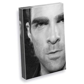 ZACHARY QUINTO - Canvas Print (A4 - Signed by the Artist) #js003