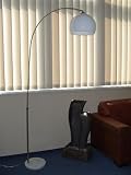 Bogenlampe Lampe Leuchte Stehlampe mit Marmorfuß