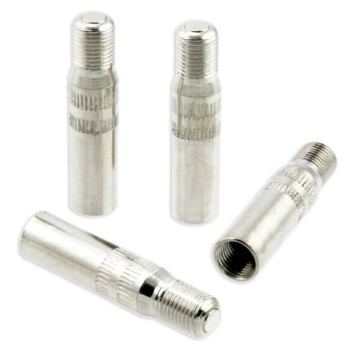 Set of 4 Non-Rust Chromed Brass 1-1/4