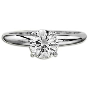 IDEAL ROUND DIAMOND RING 2.00 F VS1 18K