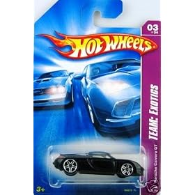 Mattel Hot Wheels 2008 1:64 Scale Team Exotics Black Porsche Carrera GT Die Cast Car #115 by Mattel