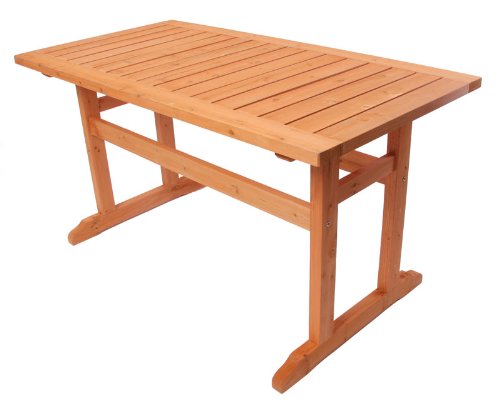 Gartentisch Holztisch M29, 140x73x72cm