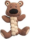 KONG Pudge Braidz Bear Dog Toy, Medium/Large