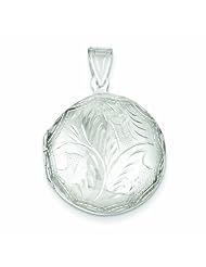 Genuine .925 Sterling Silver Round Domed Locket 4.5 Grams. 100% Satisfaction Guaranteed.