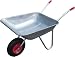 Metal Galvanised Wheelbarrow with 12