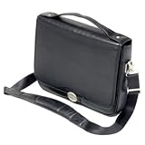 McKlein USA S Series Paulina Leather Medium Horizontal Standard Protech Laptop Shuttle (Black)