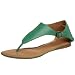 Corso Como Women's Santorini Sandal,Dark Green,8.5 M US
