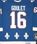 Michel Goulet Signed Anaheim Ducks Blue CCM Replica Jersey - HOF 98