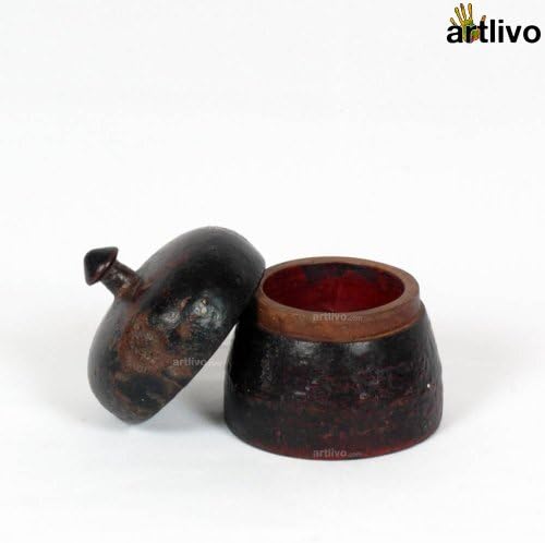 VINTAGE Brown Sindoor Dabbi