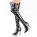 PleaserUSA High Heels-Overkneestiefel Seduce-3000