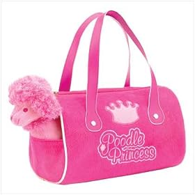 Poodle Stuffed Toys With Carrier, Stuffed Animals, Toys and Games (1 SET) by