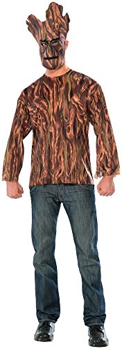 Rubie's Costume Co Men's Guardians Of The Galaxy Adult Groot Costume Top and Mask, Multi, X-Large